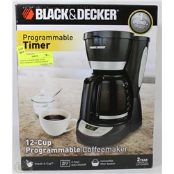 NEW BLACK&DECKER 12CUP PROGRAMMABLE COFFEE MAKER