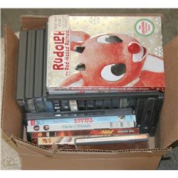 BOX OF DVDS