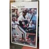 Image 1 : LARGE FRAMED REGGIE JACKSON PRINT (35"X24")
