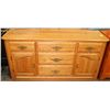Image 1 : SOLID WOOD DRESSER 5 DRAWER 2 DOOR