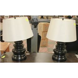 PAIR OF SHOWHOME LAMPS