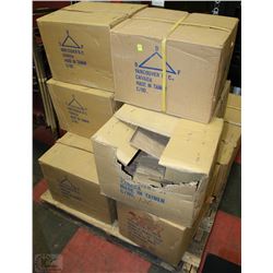 PALLET OF MILK GLASS VASES