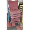Image 1 : FIVE STACKING CHAIRS NEED CLEANING