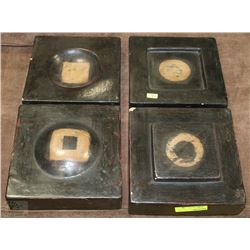 SHOWHOME 4 PC WALL ART SET