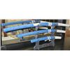 Image 1 : 3-PC BLUE SAMURAI SWORD SET W/STAND
