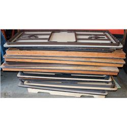 STACK OF 10 RECTANGLE 6' FOLDING TABLES