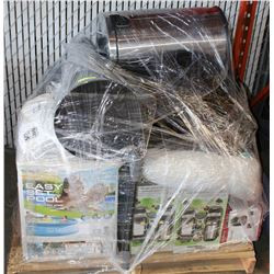 PALLET OF STORE RETURNS INCL COFFEE MAKERS GARBAGE