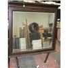 Image 1 : WOOD FRAMED DRESSER MIRROR