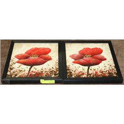 PAIR OF SHOWHOME PICTURES ON CHOICE