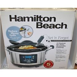 HAMILTON BEACH 6QT PROGRAMABLE SLOW COOKER