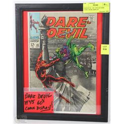 DAREDEVIL  #45  COLLECTORS COMIC BOOK DISPLAY