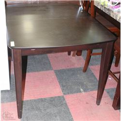 WOOD KITCHEN TABLE WITH BUTTERFLY LEAF
