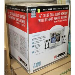14" COLOUR QUAD MONITOR WITH INTERNET REMOTE