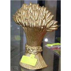 CAST IRON WHEAT DOOR STOP