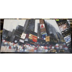 LARGE SIGNED PAINTING 71"X35"