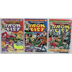 EARLY IRON FIST COMICS FROM MARVEL