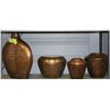Image 1 : LOT OF 4 SHOWHOME DECOR VASES