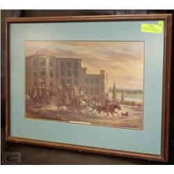 THE OLD STAR & GARTER, RICHMOND HILL PRINT FRAMED