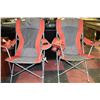 Image 1 : PAIR OF COLLAPSIBLE CAMP CHAIRS