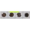 Image 1 : LOT OF 4 LARGE PENNIES CANADIAN INCL 1886,1902,