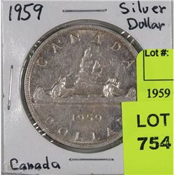 1959 CANADIAN SILVER DOLLAR