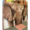 Image 1 : PAMELA SIGNED PAINTING OF ELEPHANT ON CANVAS