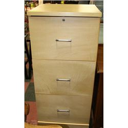 MAPLE TONE 4 DRAWER FILING CABINET