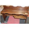 Image 1 : SOLID WOOD SHOE BENCH