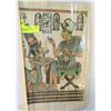 Image 1 : SIGNED EGYPTIAN PRINT ON PAPYRUS PAPER