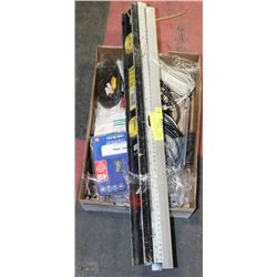 LOT OF 3 LEVELS AND MISC WIRE ETC