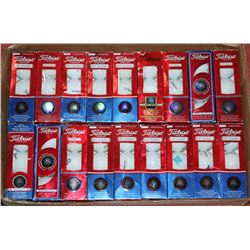 FLAT OF ASSORTED RECLAIMED GOLF BALLS