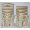 Image 1 : LARGE IVORY CANDLE HOLDERS