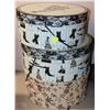 Image 1 : LOT OF 3 DECORATIVE HAT BOXES