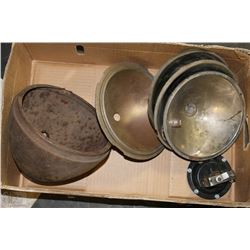 BOX WITH  HEADLIGHT FOR MODEL "A" FORD AUTOMOBILE