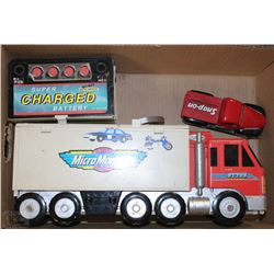 FLAT WITH MICRO MACHINES PLAYSETS