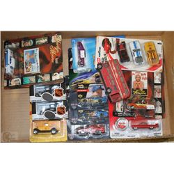 FLAT OF DIE CAST CARS