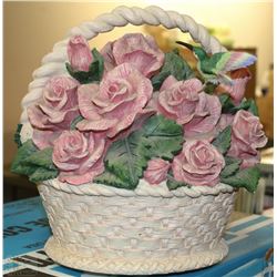 LARGE COLLECTIBLE MUSICAL FLOWER POT