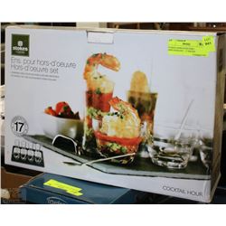 STOKES HORS-D'OEUVRE / APPETIZER SET - 17 PIECES