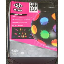 8 INCH DISCO BALL OF LIGHT MOTORIZED