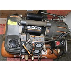 RIDGID 5 IN 1 AIR COMPRESSOR DUAL OUTLET