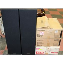 KENWOOD STEREO SYSTEM INCLUDES RECEIVER, CD PLAYER