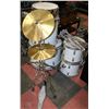 Image 1 : 7PC KIMA DRUM SET WITH 1 KICKER AND SPEAKERS, AMP