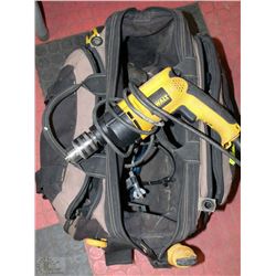 KUNY'S TOOL BAG WITH DEWALT DRILL & ASSORTED TOOLS