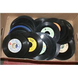 FLAT OF 45RPM RECORDS
