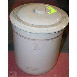 MEDALTA 3GAL CROCK WITH LID