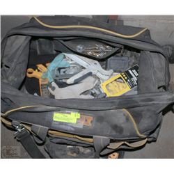 DEWALT TOOL BAG WITH ASST ELECTRICAL & PLUMBING