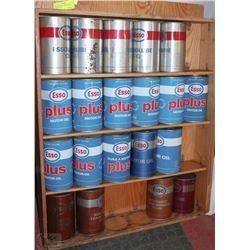 COLLECTION OF VINTAGE ESSO MOTOR OILS