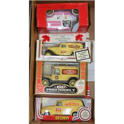 LOT OF 4 VINTAGE DIECAST TRUCKS