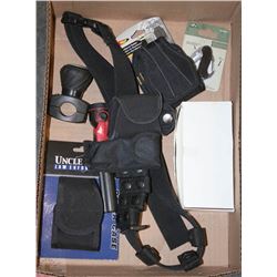 FLAT W/ADJUSTABLE BLACK NYLON CANVAS