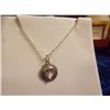 Image 1 : STERLING SILVER NECKLACE &PENDANT -"ARUBA"- 16" CHAIN